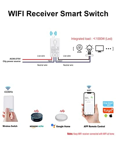 Smart Light Switch Kit — Smart Switch, Thinkbee