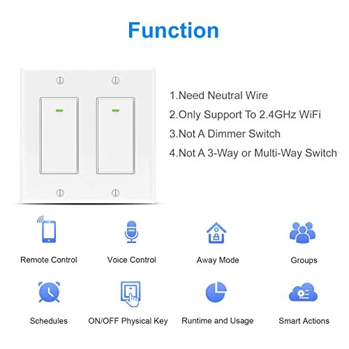 Smart Light Switch — Smart Switch, KKCOOL