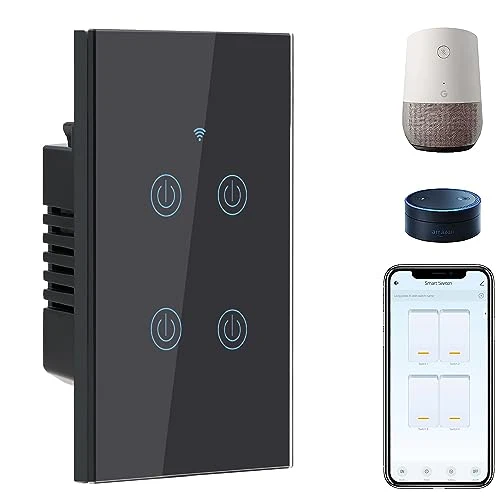 Smart Light Switches, 4 Gang — Smart Switch, BSEED