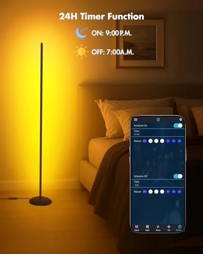 Smart RGB LED Corner Floor Lamp — LED Strip Lights, Vexinat