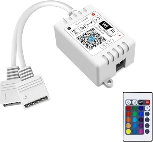 Smart RGB WiFi LED Controller 4-Pin Output 2-Port — LED Strip Lights, iNextStation