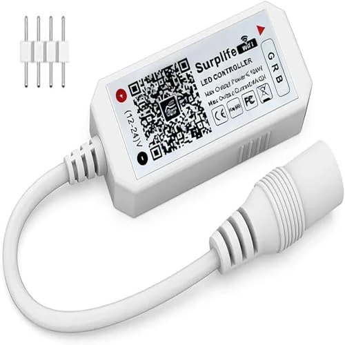 Smart RGB WiFi LED Controller 4-Pin Output 2-Port — LED Strip Lights, iNextStation
