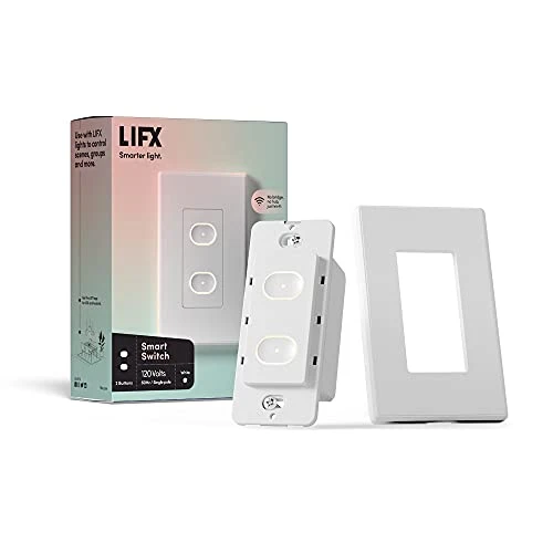 Smart Switch, 2-Button WiFi in-Wall Smart Light Switch — Smart Switch, LIFX