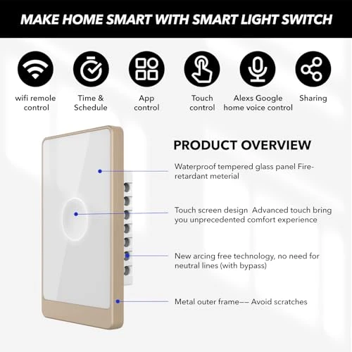 Smart Wall Light Switch — Smart Switch, NillWay