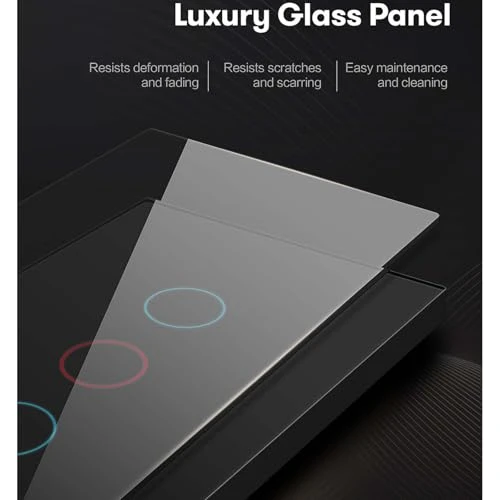 Smart Wall Touch Light Switch (2 Gang) — Smart Switch, Lsliangmei