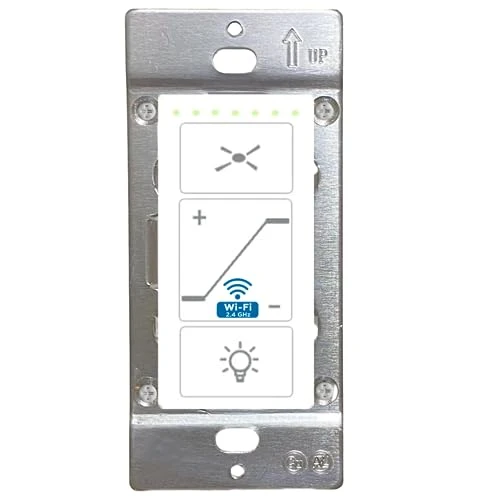 Smart Wi-Fi Ceiling Fan Control & Dimmer Wall Switch — Smart Switch, Nexete