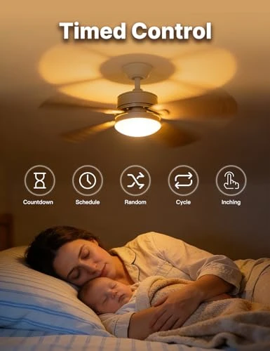 Star Ring Smart Ceiling Fan Control and Dimmer Light Switch — Smart Switch, MOES