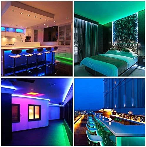 Waterproof Led Lights for Bedroom, 32.8ft (2 Rolls of 16.4ft) Led Strip Lights, 300 LEDs Color Changing RGB 44 Keys... — LED Strip Lights, DAYBETTER