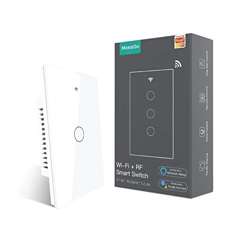 WiFi RF433 Smart Touch Wall Switch — Smart Switch, MoesGo