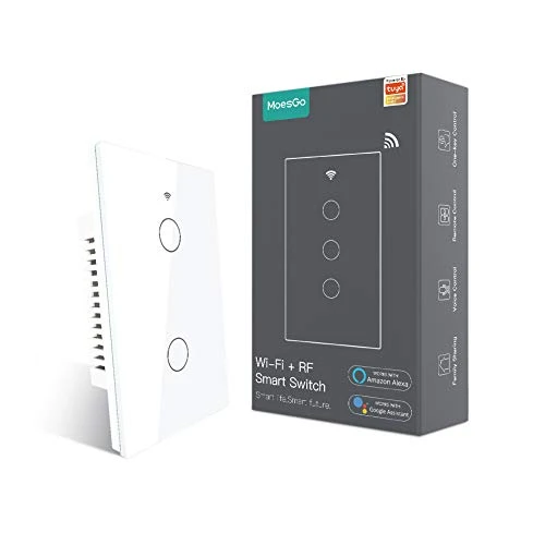 WiFi RF433 Smart Touch Wall Switch — Smart Switch, MoesGo