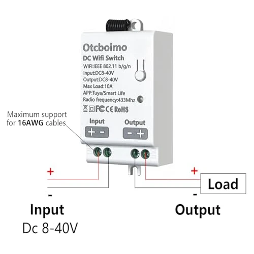 WiFi Smart Switch with DC Output — Smart Switch, Otcboimo