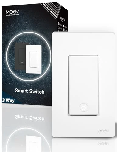Zigbee 3 Way Double Light Switch — Smart Switch, MOES