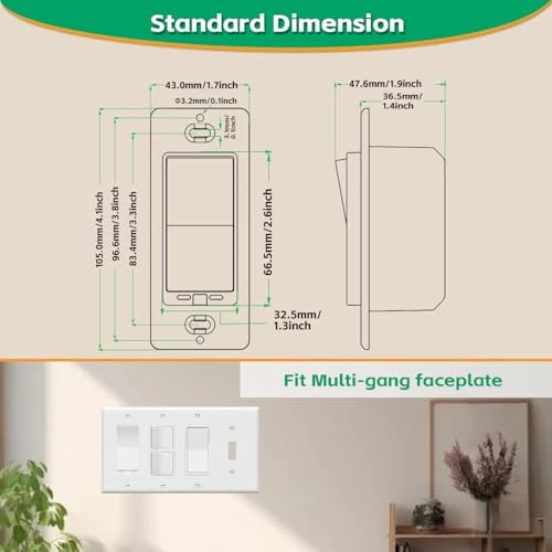 Zigbee Smart Light Switch (No Neutral) — Smart Switch, Martin Jerry