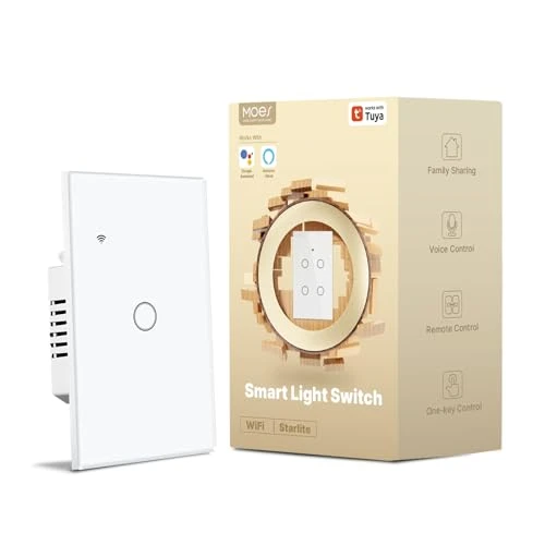 2nd Generation Smart Touch Wall Switch — Smart Switch, MOES