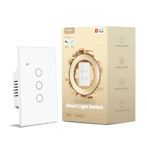 2nd Generation Smart Touch Wall Switch — Smart Switch, MOES