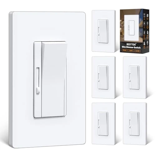 3 Pack Super Slim Slide Dimmer Light Switch — Smart Switch, BESTTEN