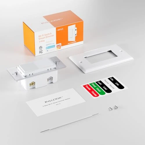 3-Way Smart WiFi Dimmer Light Switch — Smart Switch, EVA LOGIK