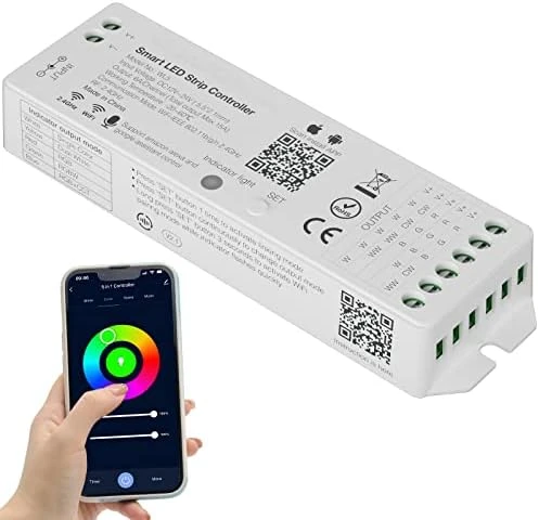 5-in-1 LED Controller Dimmable — LED Strip Lights, PAUTIX
