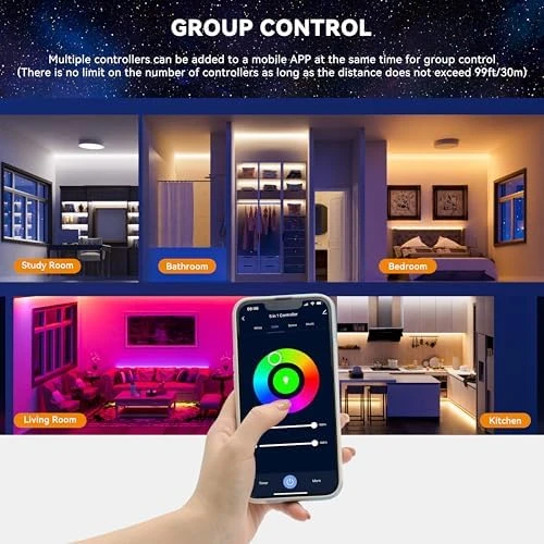 5-in-1 LED Controller Dimmable — LED Strip Lights, PAUTIX