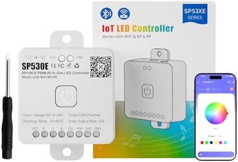 5-in-1 LED Controller Dimmable — LED Strip Lights, PAUTIX