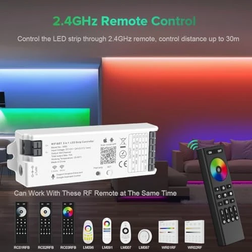 5-in-1 PWM LED Controller — LED Strip Lights, BTF-LIGHTING