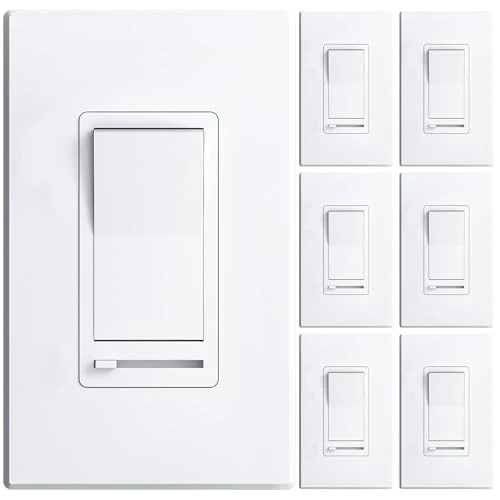 6 Pack Dimmer Light Switch — Smart Switch, Amico