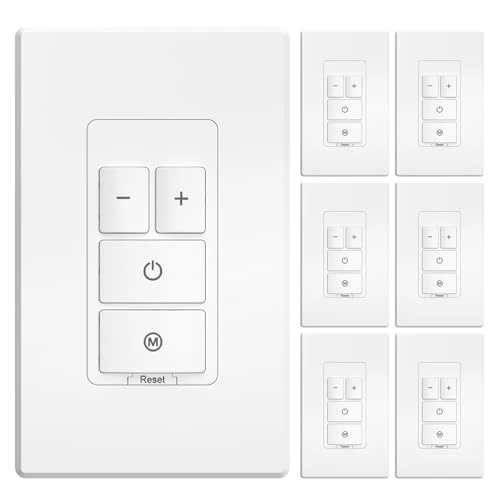 6 Pack Dimmer Light Switch — Smart Switch, Amico