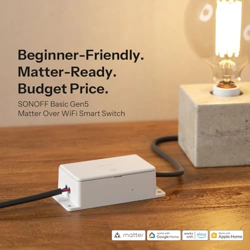 Basic-1GS Gen5 Matter Wi-Fi Smart Switch — Smart Switch, Sonoff
