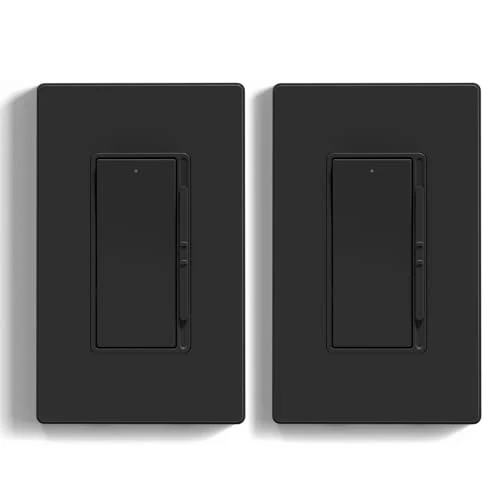 Dimmer Light Switch for 300W Dimmable LED/CFL Lights and 600W INC/HAL Bulbs — Smart Switch, ELEGRP