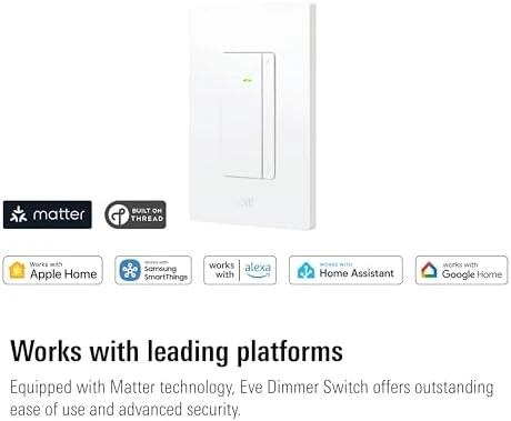 Dimmer Switch (Matter) — Smart Switch, EVE