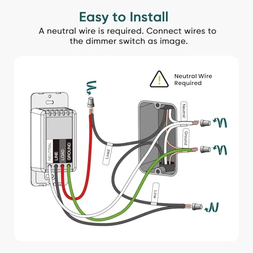 Dimmer Switch with Magnetic Remote — Smart Switch, TREATLIFE