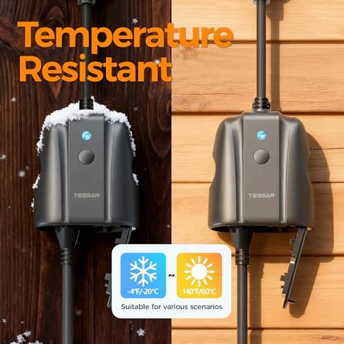 Outdoor Smart Plug Waterproof — Smart Plug, TESSAN