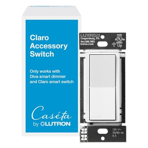 Smart Claro Accessory Switch for 3-Way — Smart Switch, Lutron
