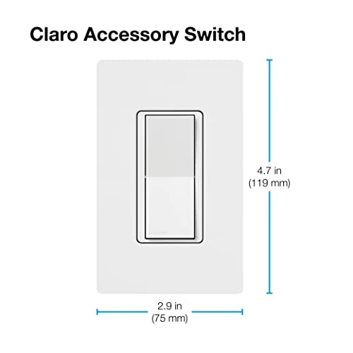 Smart Claro Accessory Switch for 3-Way — Smart Switch, Lutron