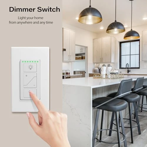 Smart Dimmer Light Switch with Wireless Remote — Smart Switch, Sunmerit