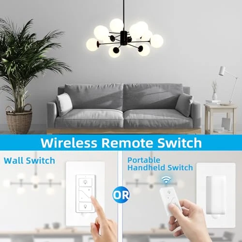 Smart Dimmer Light Switch with Wireless Remote — Smart Switch, Sunmerit