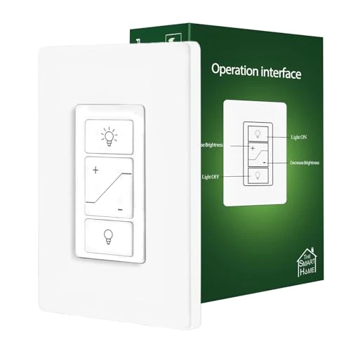 Smart Dimmer Light Switch with Wireless Remote — Smart Switch, Sunmerit