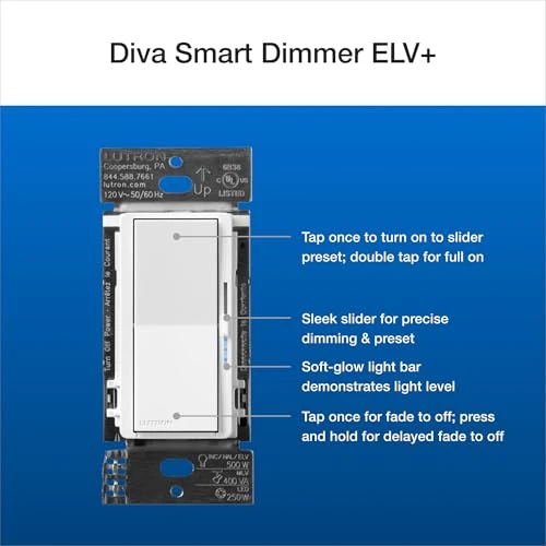 Smart Dimmer Switch ELV+ — Smart Switch, Lutron