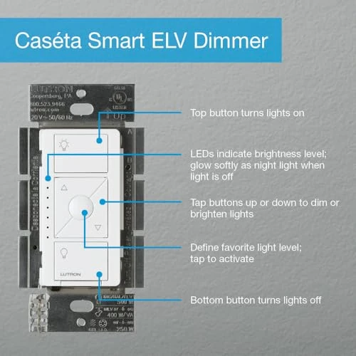 Smart Dimmer Switch ELV+ — Smart Switch, Lutron