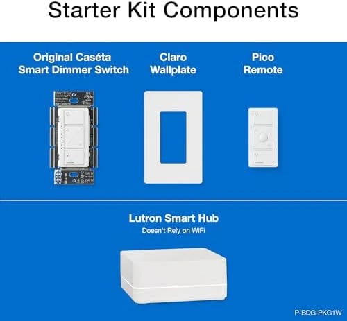 Smart Dimmer Switch Starter Kit — Starter Kit, Lutron