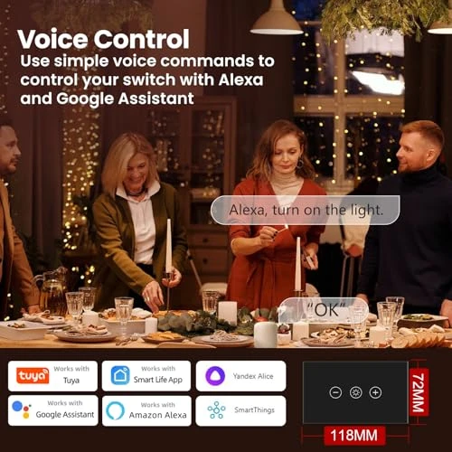 Smart Dimmer Switch — Smart Switch, TOZENVAN