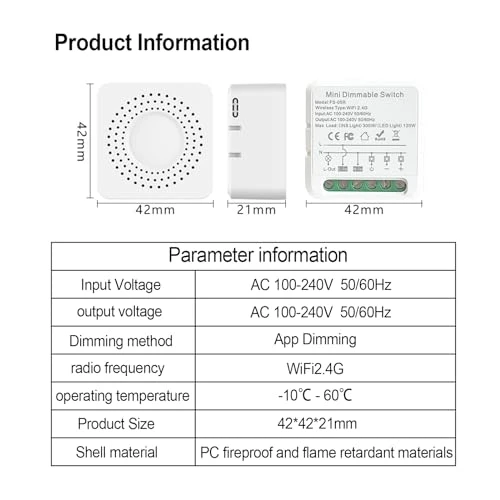 Smart Dimmer Switch — Smart Light Bulb, Bkiyougo