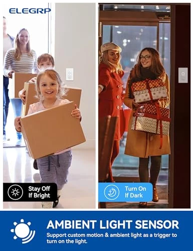 Smart Motion Sensor Switch — Smart Switch, ELEGRP
