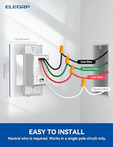 Smart Motion Sensor Switch — Smart Switch, ELEGRP