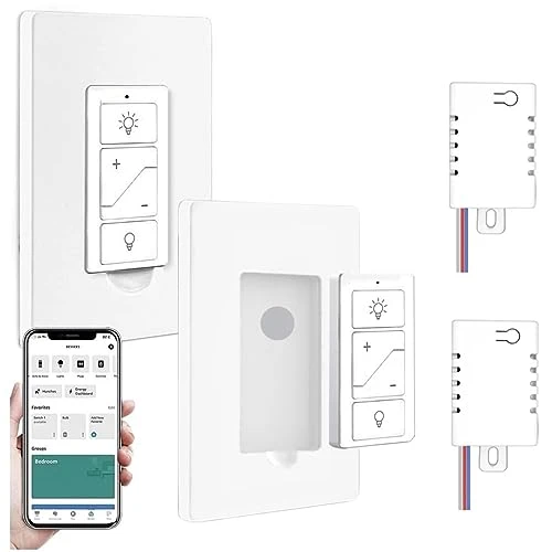 Smart Wireless Light Switch, Dimmer Switch & Receiver Kit — Smart Switch, Nexete