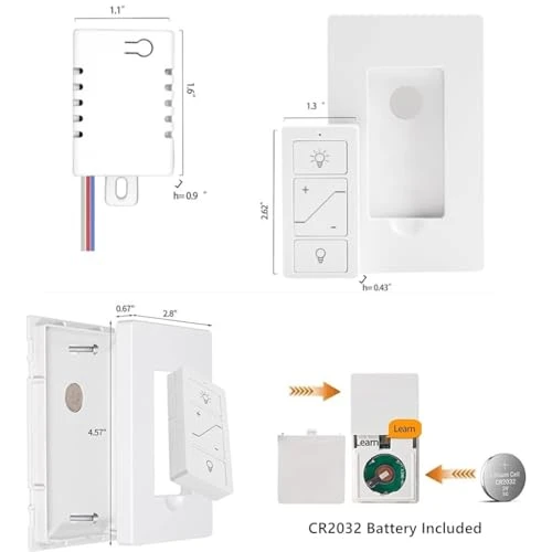 Smart Wireless Light Switch, Dimmer Switch & Receiver Kit — Smart Switch, Nexete