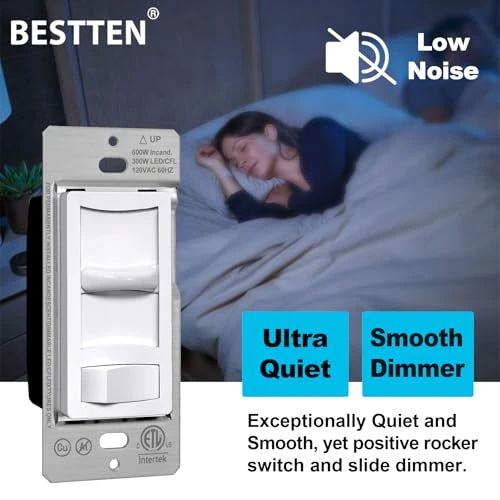 Super Slim Dimmer Switch 6-Pack — Smart Switch, BESTTEN