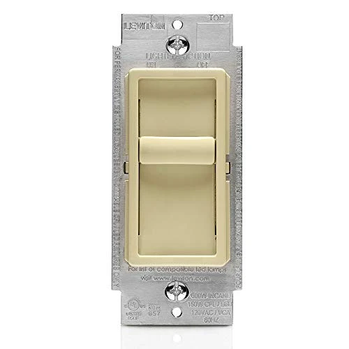 SureSlide Dimmer Switch for Dimmable LED, Halogen and Incandescent Bulbs — Smart Switch, Leviton