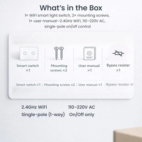 WiFi Light Switch — Smart Switch, LOUYSGEN