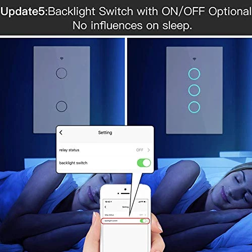 ZigBee Smart Touch Wall Light Switch — Smart Switch, MOES